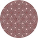 Square Patterned Baby Pink Rug, pat3200rd