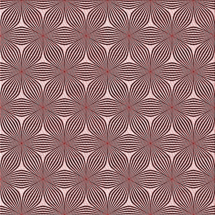 Round Patterned Baby Pink Rug, pat3200rd