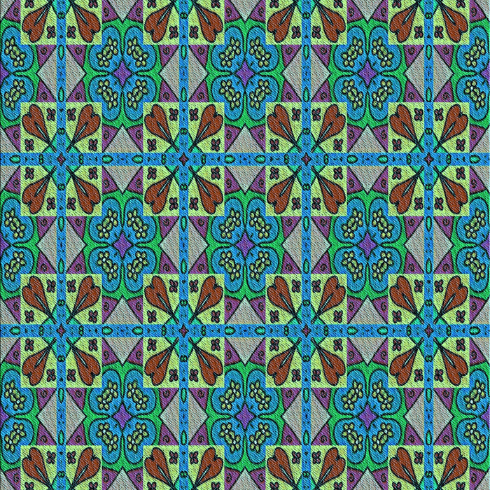 Machine Washable Transitional Mint Green Rug, wshpat3201lblu