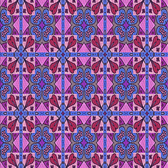 Patterned Dark Magenta Purple Rug, pat3201pur