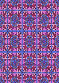 Machine Washable Transitional Dark Magenta Purple Rug, wshpat3201pur