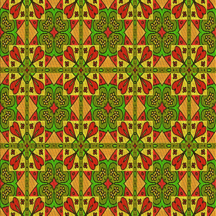 Patterned Pistachio Green Rug, pat3201yw