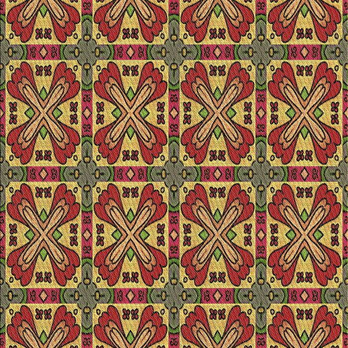 Machine Washable Transitional Saffron Red Rug, wshpat3202brn