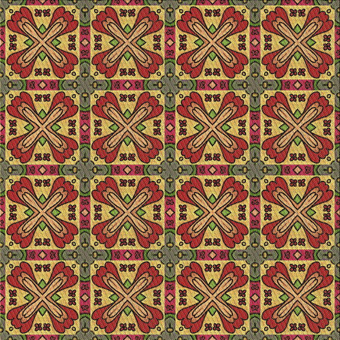 Round Machine Washable Transitional Saffron Red Rug, wshpat3202brn