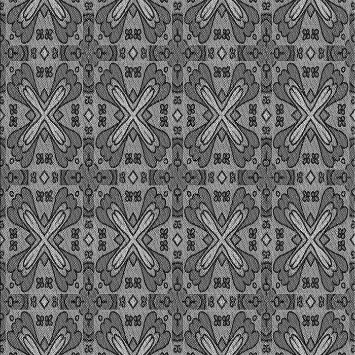 Machine Washable Transitional Black Rug, wshpat3202gry