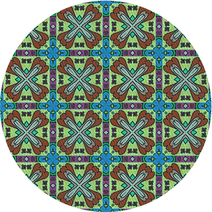 Square Machine Washable Transitional Purple Rug in a Living Room, wshpat3202lblu