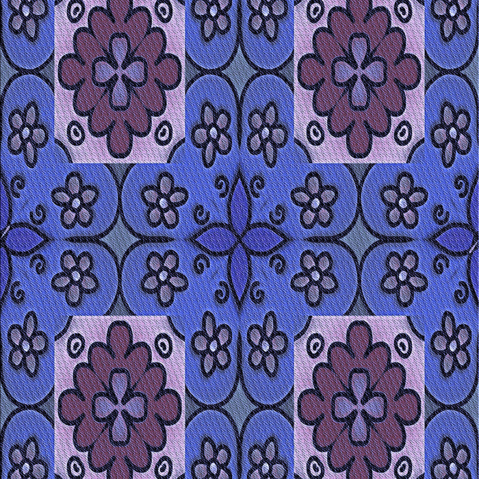 Patterned Light Slate Blue Rug, pat3203blu