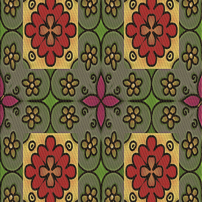 Patterned Bakers Brown Rug, pat3203brn