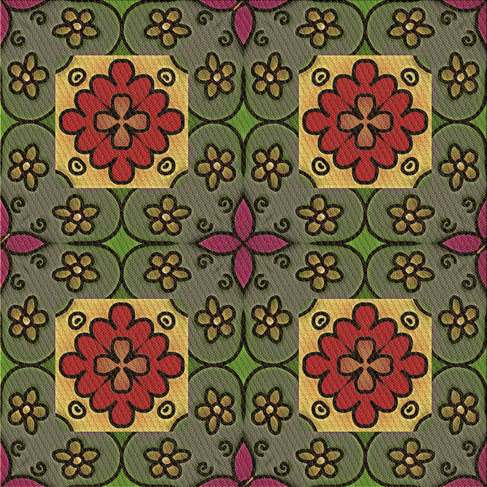 Round Machine Washable Transitional Bakers Brown Rug, wshpat3203brn