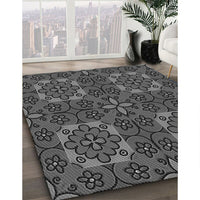 Patterned Platinum Gray Rug, pat3203gry