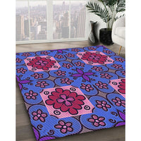 Patterned Purple Rug, pat3203pur