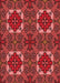 Machine Washable Transitional Red Rug, wshpat3203rd