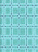 Patterned Blue Turquoise Green Rug, pat3204lblu