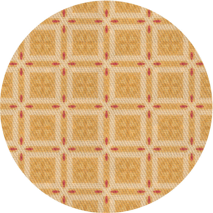 Square Machine Washable Transitional Orange Rug in a Living Room, wshpat3204org