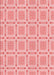 Patterned Pastel Pink Rug, pat3204rd