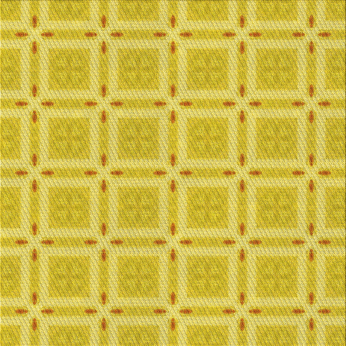 Round Patterned Yellow Rug, pat3204yw