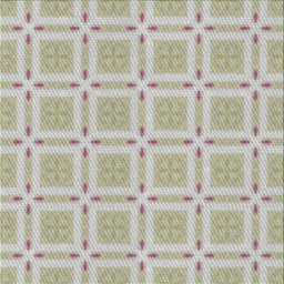 Square Patterned Khaki Green Novelty Rug, pat3204
