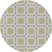 Sideview of Patterned Khaki Green Novelty Rug, pat3204