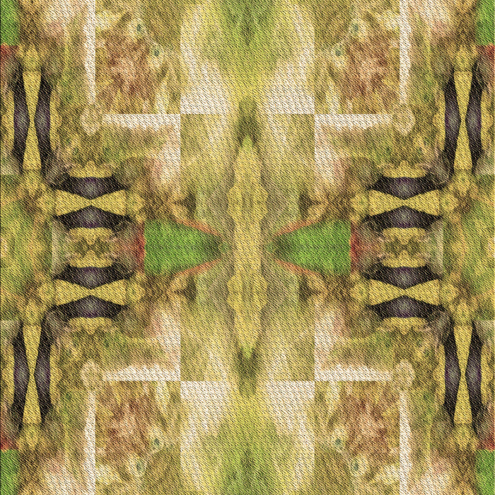 Patterned Golden Brown Yellow Rug, pat3205brn