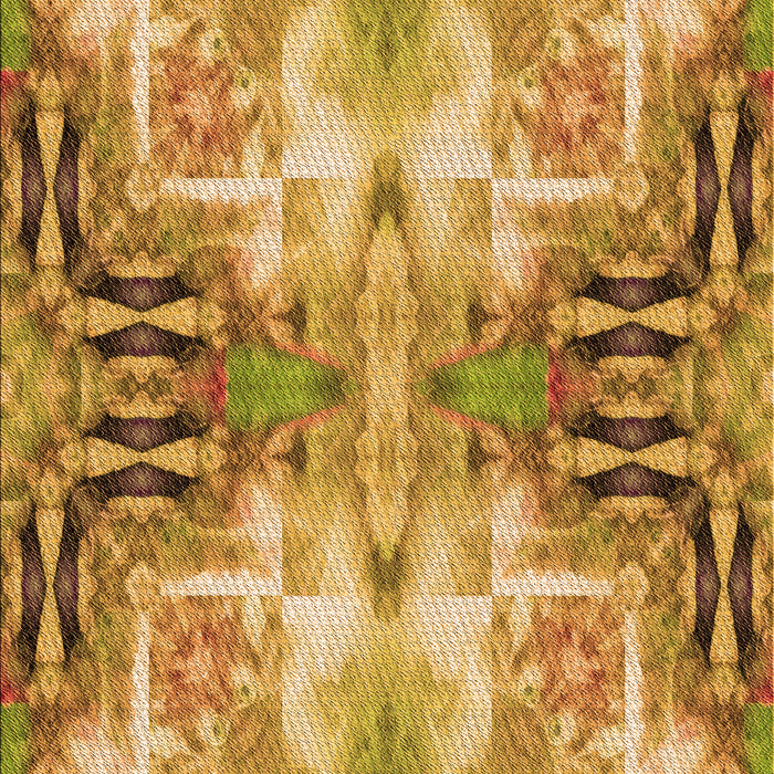 Patterned Orange Rug, pat3205org