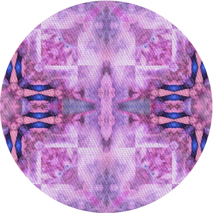 Square Machine Washable Transitional Violet Purple Rug in a Living Room, wshpat3205pur