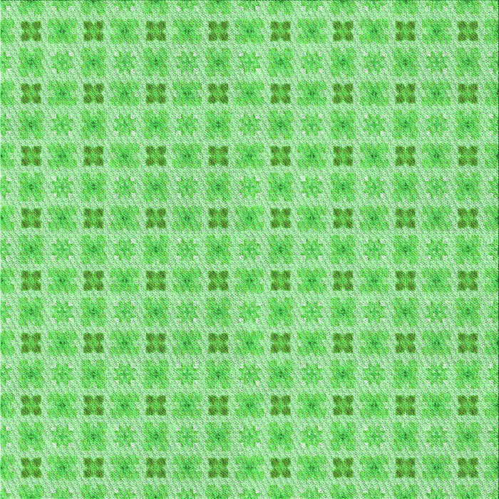 Round Patterned Green Rug, pat3206grn