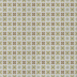Square Patterned Khaki Green Novelty Rug, pat3206