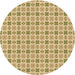 Square Machine Washable Transitional Dark Golden Brown Rug in a Living Room, wshpat3207brn