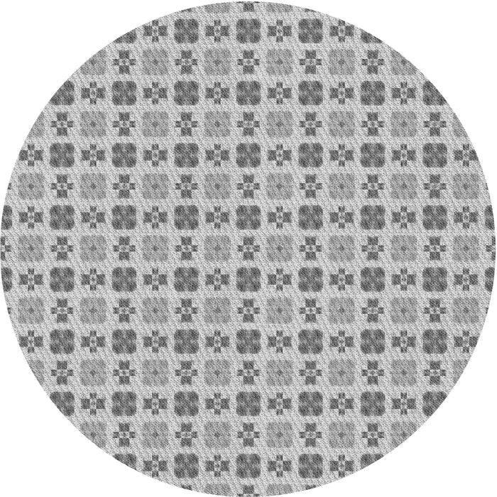 Square Machine Washable Transitional Gray Rug in a Living Room, wshpat3207gry