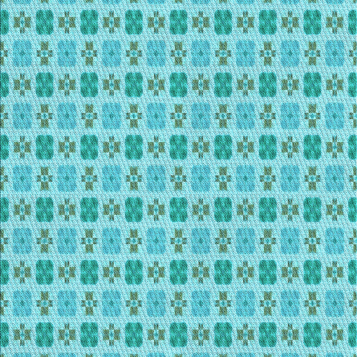 Machine Washable Transitional Light Sea Green Rug, wshpat3207lblu