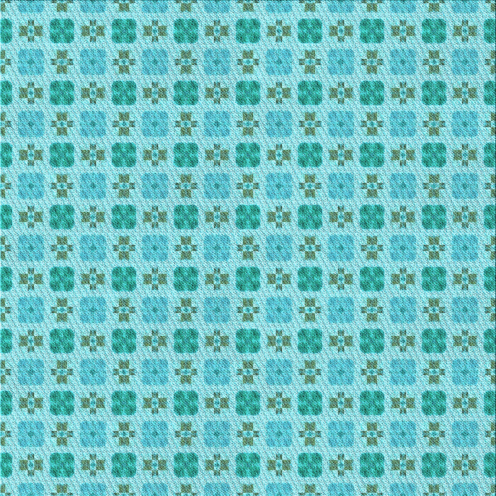 Round Machine Washable Transitional Light Sea Green Rug, wshpat3207lblu