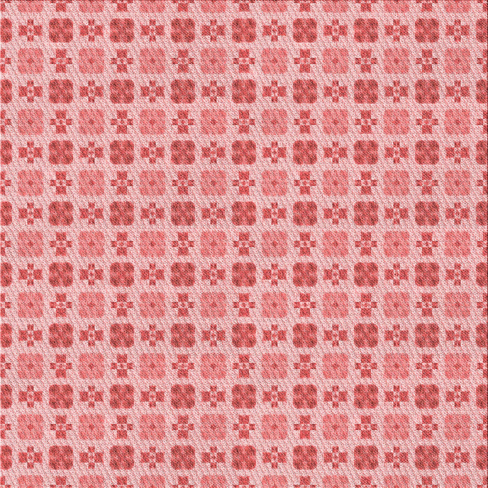 Round Machine Washable Transitional Pastel Pink Rug, wshpat3207rd