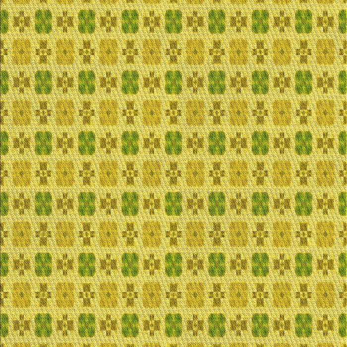 Machine Washable Transitional Golden Yellow Rug, wshpat3207yw