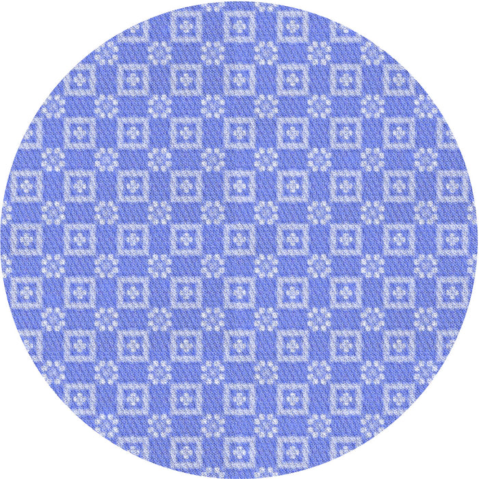 Square Machine Washable Transitional Blue Rug in a Living Room, wshpat3208blu