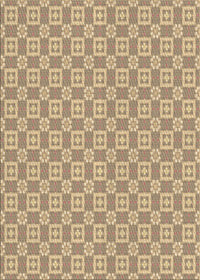 Machine Washable Transitional Copper Brown Rug, wshpat3208brn