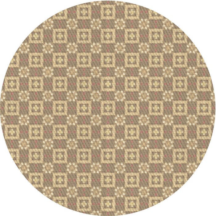 Square Machine Washable Transitional Copper Brown Rug in a Living Room, wshpat3208brn