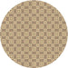 Square Machine Washable Transitional Copper Brown Rug in a Living Room, wshpat3208brn