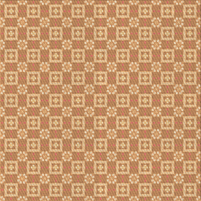 Round Machine Washable Transitional Yellow Orange Rug, wshpat3208org