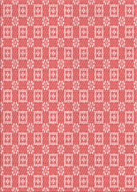 Machine Washable Transitional Light Salmon Pink Rug, wshpat3208rd