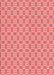 Machine Washable Transitional Light Salmon Pink Rug, wshpat3208rd