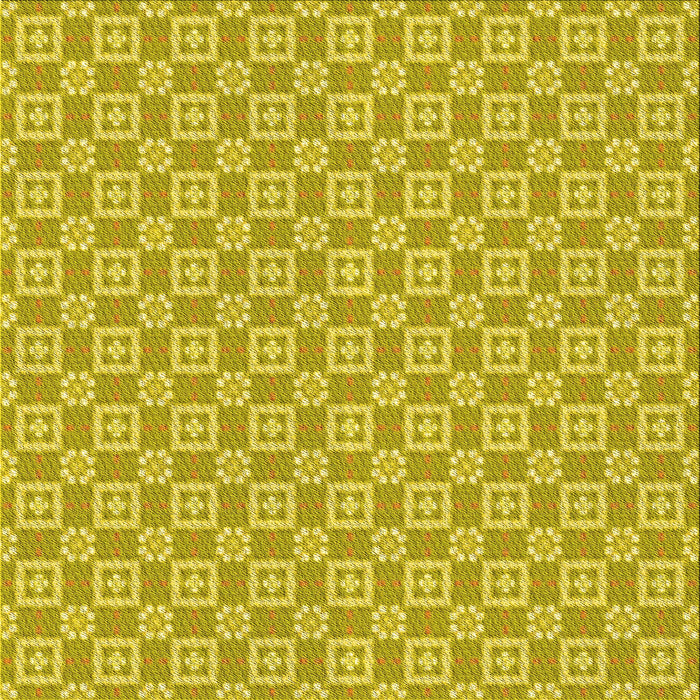 Round Machine Washable Transitional Yellow Rug, wshpat3208yw