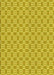 Machine Washable Transitional Yellow Rug, wshpat3208yw