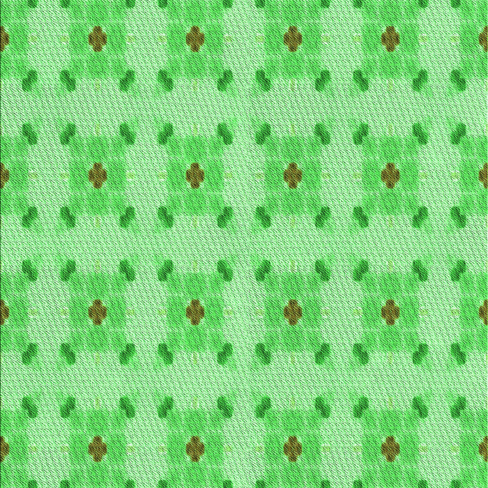 Machine Washable Transitional Green Rug, wshpat3209grn