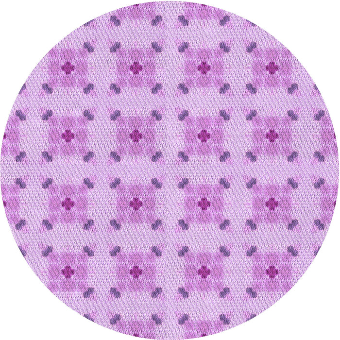 Square Machine Washable Transitional Purple Rug in a Living Room, wshpat3209pur