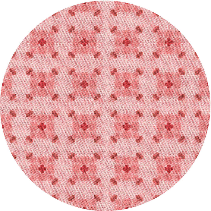 Square Machine Washable Transitional Pink Rug in a Living Room, wshpat3209rd
