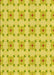 Machine Washable Transitional Yellow Rug, wshpat3209yw