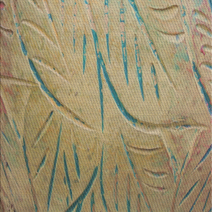 Patterned Oak Brown Novelty Rug, pat320