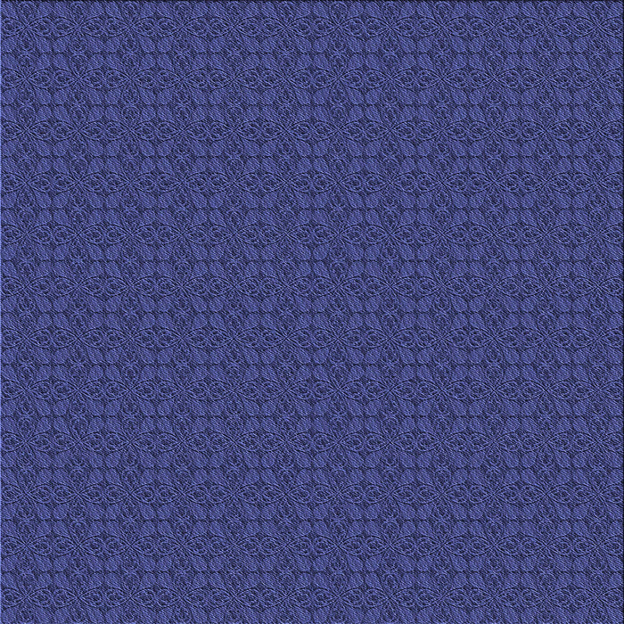 Round Machine Washable Transitional Royal Blue Rug, wshpat321blu