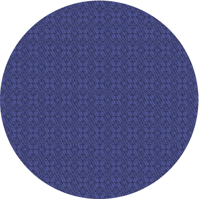 Square Patterned Royal Blue Rug, pat321blu
