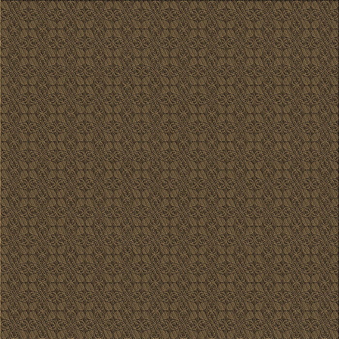 Round Patterned Oak Brown Rug, pat321brn